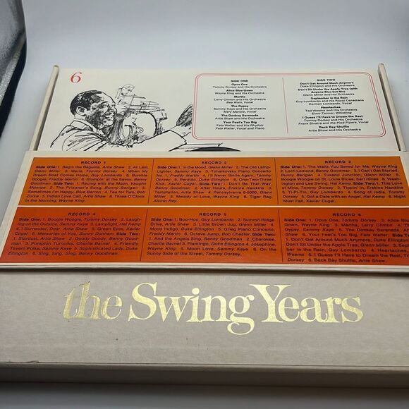 THE SWING YEARS (1936-46) VARIOUS ARTISTS (5LPS) PREMIUM QUALITY USED LP (NM/EX) - Picture 2 of 5